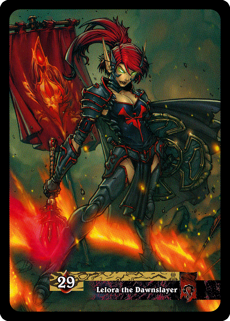 Lelora the Dawnslayer 背面